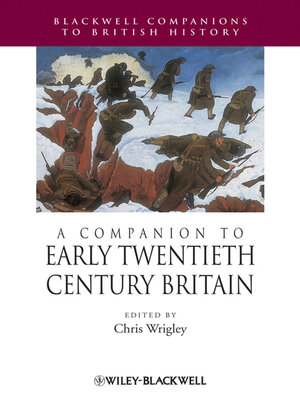 cover image of A Companion to Early Twentieth-Century Britain